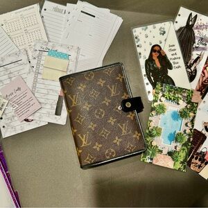 Dividers for the mm agenda 6 ring Louis Vuitton agenda.